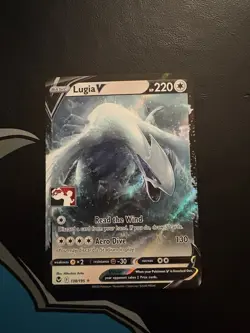 138/195 Lugia V Prize Pack Series Stamped Play Pokemon TCG Silver Tempest - Image 1