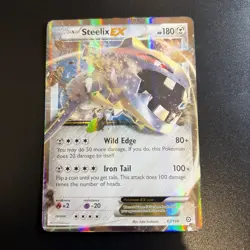 Pokemon Card Steelix EX 67/114 XY Steam Siege Holo Ultra Rare 2016 NM - Image 1