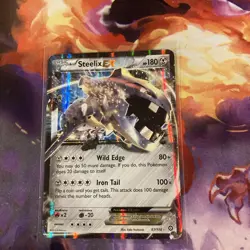 Pokemon Steelix EX XY Steam Siege 67/114 Holo Ultra Rare HP Heavily Played - Image 1
