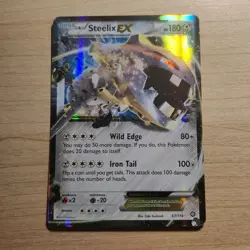 Steelix EX 67/114 - NM ULTRA RARE HOLO XY Steam Siege - 2016 Pokemon TCG Card - Image 1
