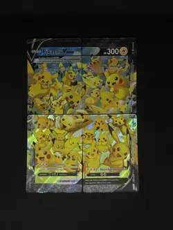 Pikachu V-UNION Bundle - Celebrations SWSH139-142 Black Star Promo NM/M - Image 1