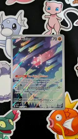 2023 Pokemon Minior 201/182 Full Art Holo Illustration Rare - NM - Image 1