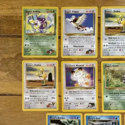 Pokemon TCG Gym Challenge Bundle 14X CARDS Vintage WOTC - Image 2