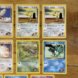 Pokemon TCG Gym Challenge Bundle 14X CARDS Vintage WOTC - Image 3