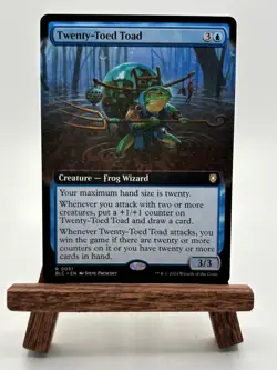 Twenty-Toed Toad (Extended Art) - BLC 0051 MTG Magic The Gathering - Image 1