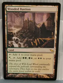 Mtg WOODED BASTION NM Shadowmoor 281/301 -Argo- - Image 1