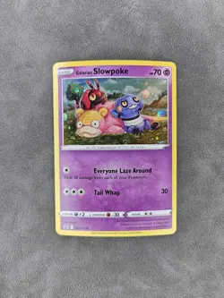 Pokemon TCG Galarian Slowpoke 🌀SWIRL Holo SWSH126 Sword & Shield Promos - NM - Image 1