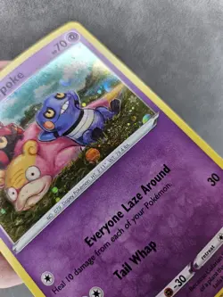 Pokemon TCG Galarian Slowpoke 🌀SWIRL Holo SWSH126 Sword & Shield Promos - NM - Image 2