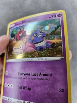 Pokemon TCG Galarian Slowpoke 🌀SWIRL Holo SWSH126 Sword & Shield Promos - NM - Image 3
