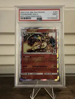 Charizard 181/SM-P | Pokemon KFC Stamped Promo Indonesian [US Seller] - Image 1