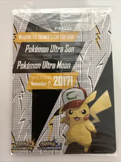 2017 Pokemon TCG Ash's Pikachu SM108 Black Star Promo Sun & Moon Pokemon - Image 2