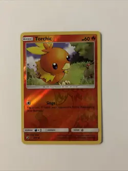 Torchic 4/70 Rev Reverse Holo SM Dragon Majesty Pokemon NM - Image 1