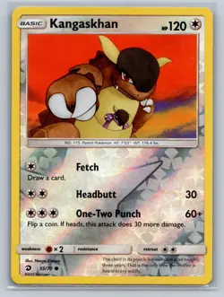 Kangaskhan 55/70 Common Dragon Majesty Pokemon Reverse Holo Near Mint - Image 1