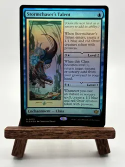 Foil Stormchaser's Talent - BLB 0075 MTG Magic The Gathering - Image 1