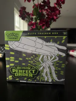 Pokemon TCG: Mega Evolution—Perfect Order Elite Trainer Box (9 Booster Packs) - Image 1