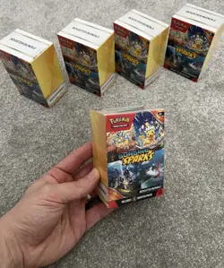 Pokemon TCG Scarlet & Violet Surging Sparks Booster Bundle 6 Packs, New Sealed - Image 1
