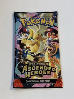 Pokemon Mega Evolution TCG - Ascended Heroes Booster Pack - Image 1
