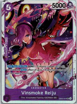 Vinsmoke Reiju Extra Booster: One Piece Heroines Edition EB03-031 Foil SR NM - Image 1