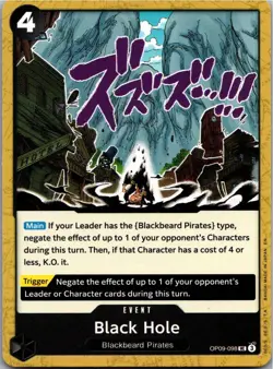 Black Hole (Reprint) UC Premium Booster -The Best- Vol. 2 OP09-098 NM - Image 1