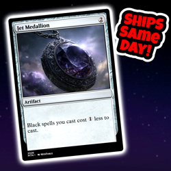 Jet Medallion - Custom Art Magic: The Gathering Playtest Card - Commander EDH - Image 1