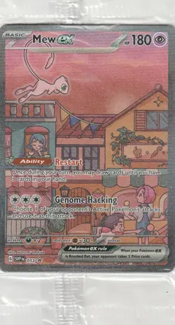 Mew ex SV: Scarlet & Violet Promo Cards SVP 053 *SEALED* NM - Image 1
