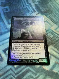 MTG Foil Graveborn Muse NM-/EX+ 10th Edition - Image 2