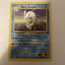 (NM) Misty's Dewgong 54/132 Gym Challenge Pokemon TCG Card - Image 1