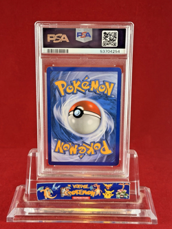 2008 POKEMON LEAFEON Platinum Stamped Reverse Foil Card 24 PSA 7 Diamon Pearl BK - Image 2
