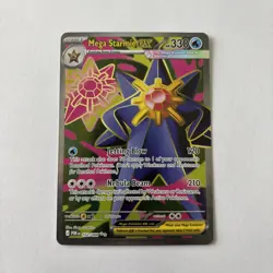MEGA Starmie EX Perfect Order Pokemon Card Full Art - Image 1