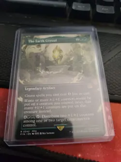 The Earth Crystal 0342 Borderless Non-Foil Magic: The Gathering Final Fantasy - Image 1