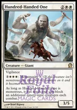 Hundred-Handed One 2x FOIL THS MTG Theros Rare MINT white - Image 1