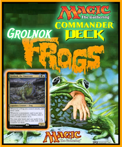 Grolnok, the Omnivore MTG EDH Custom Commander Deck! FROGS! - Image 1