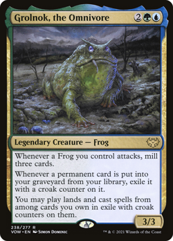 Grolnok, the Omnivore MTG EDH Custom Commander Deck! FROGS! - Image 3
