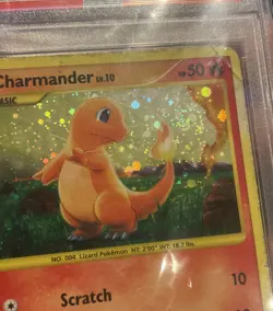 Pokemon Charmander 101/100 Stormfront Secret Rare PSA 2 pop 2. Tail swirl - Image 3