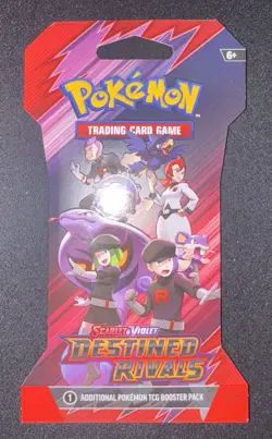 Pokemon Destined Rivals Scarlet & Violet Sleeved Booster Pack Sealed Qty Avail - Image 1
