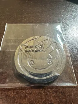 Pokemon Celebrations Pikachu Silver Metal Coin Sealed - Image 1