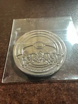 Pokemon Celebrations Pikachu Silver Metal Coin Sealed - Image 2