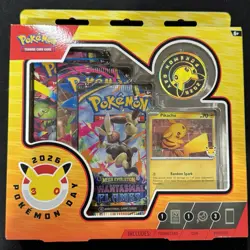 2026 Pokemon Day Collection Box Sealed Pikachu Promo Qty Available - Image 1