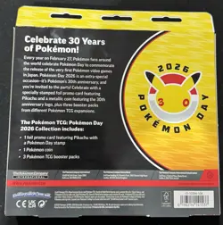 2026 Pokemon Day Collection Box Sealed Pikachu Promo Qty Available - Image 2