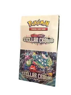 Pokemon TCG Scarlet & Violet Stellar Crown Half Booster Box 18 Packs - Image 2