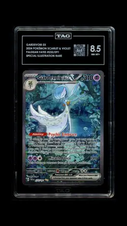 TAG 8.5 Gardevoir ex 233/091 SIR Pokemon TCG Paldean Fates - Image 1