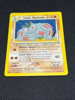 Pokemon Tcg Light Machoke 49/105 Neo Destiny Non Holo - Image 2