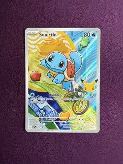 Pokemon Squirtle MEP 039 First Partner Illustration Promo 30th Anniversary - Image 1