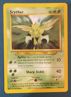 Pokemon Scyther - LP - Neo Destiny - 55/105 - Image 1