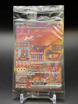 SEALED Mew ex SVP 053 Pokemon TCG Scarlet Violet 151 Black Star Promo Full Art - Image 1