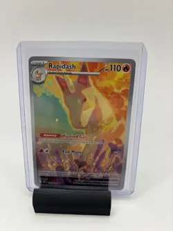 Pokemon Rapidash Illustration Rare Holo Sv10: Destined Rivals 189/182 - Image 1