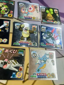 2004-2006 Pokemon Amada (8) Holo Foil Sticker Lot NM-LP - Image 3