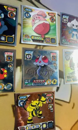 2006-2010 Pokemon Amada (7) Holo Foil Sticker Lot NM-LP - Image 3