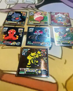 2006-2010 Pokemon Amada (7) Holo Foil Sticker Lot NM-LP - Image 4