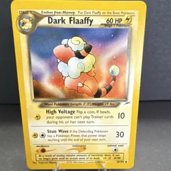 Pokemon TCG Dark Flaaffy Neo Destiny 34/105 60 HP Uncommon Stage 1 English - Image 1